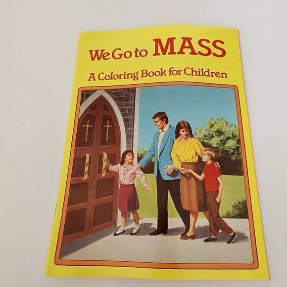 Lot of 4 Vintage Religious Coloring Books - Picture 8 of 15